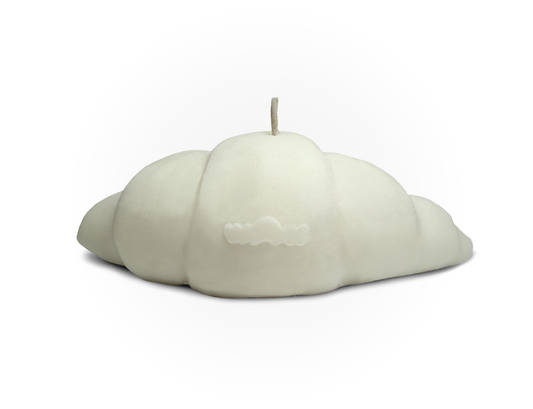 Croissant Candle White